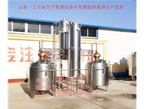 果脯汁生产白兰地技术培训酿酒设备供应